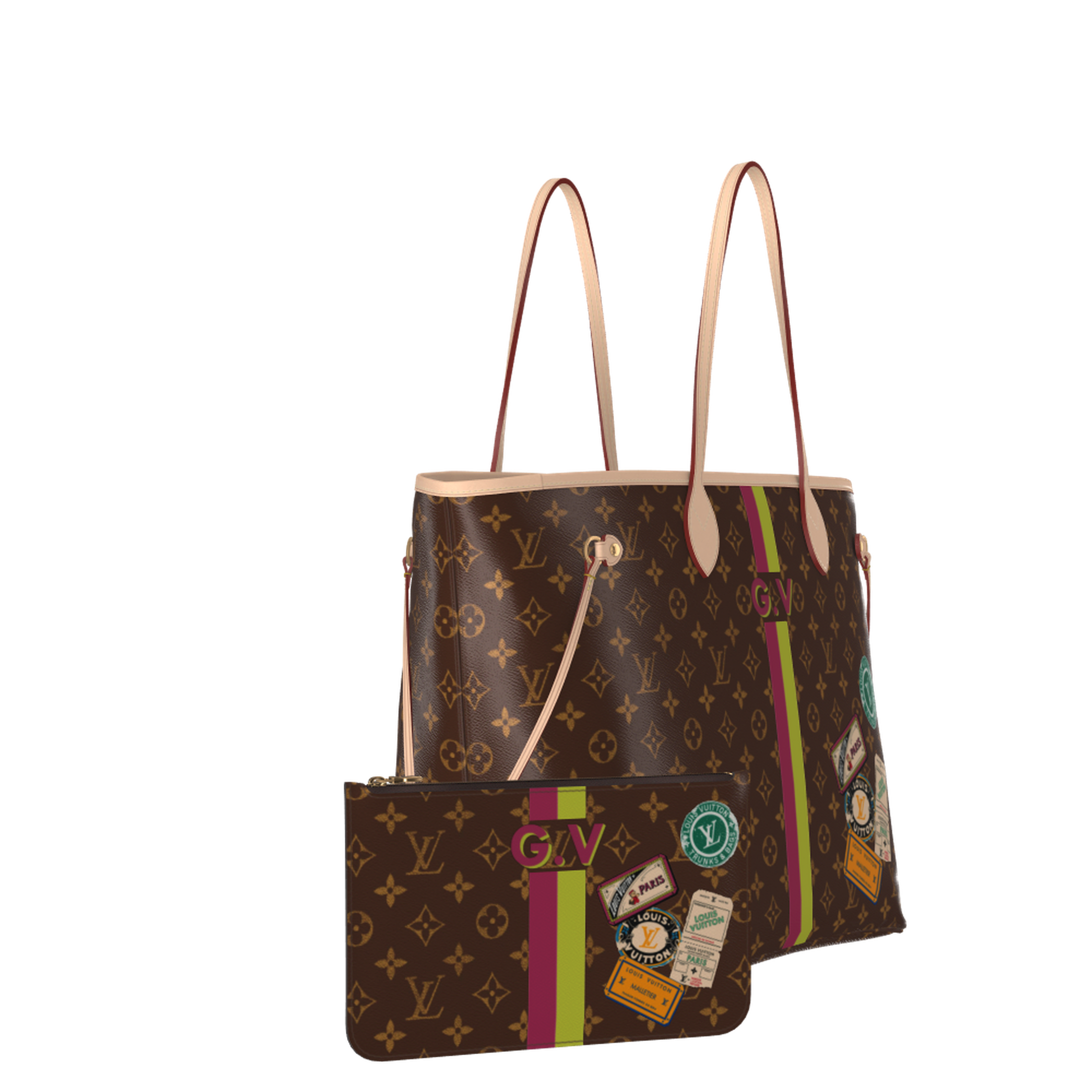 Neverfull GM Mon Monogram