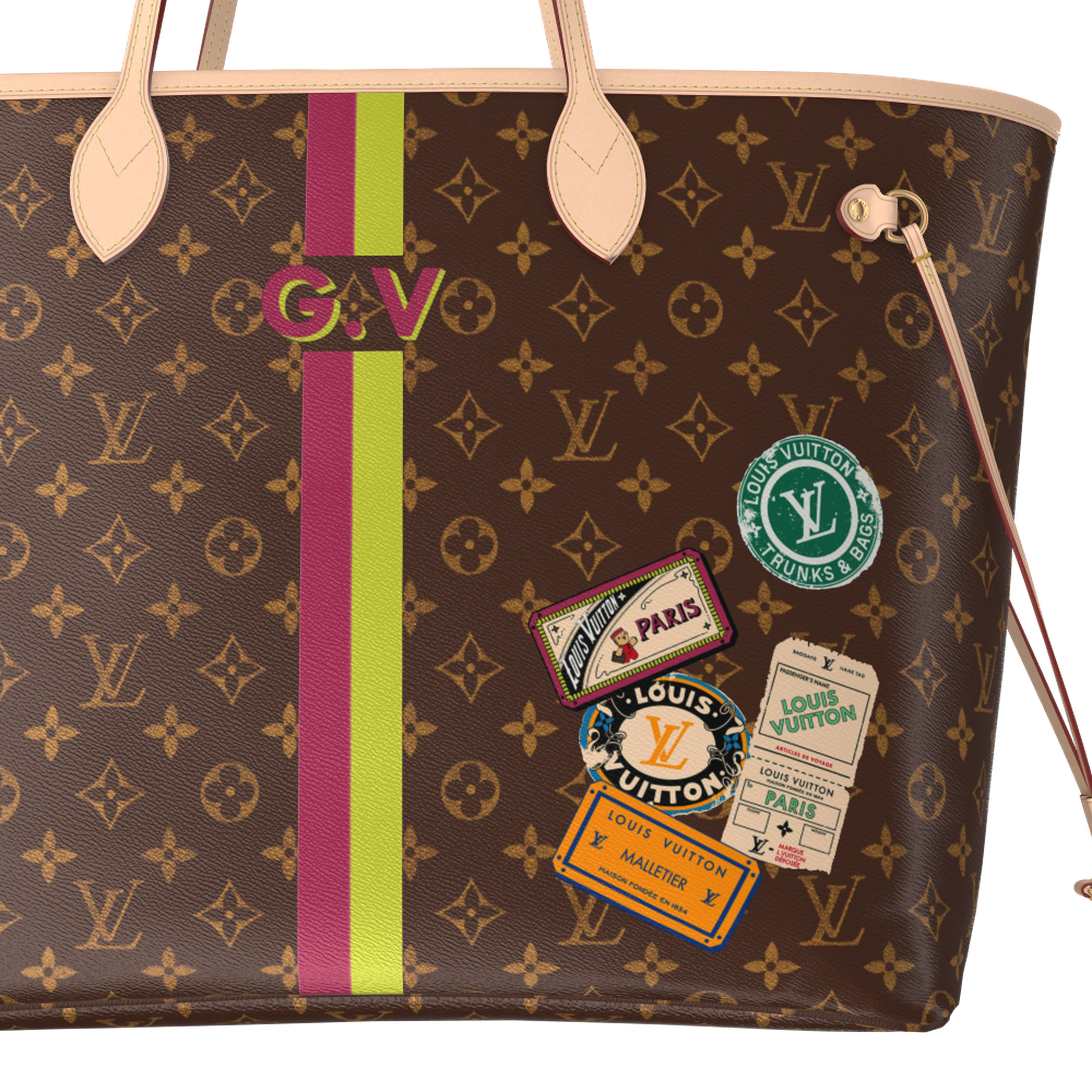 Neverfull GM Mon Monogram